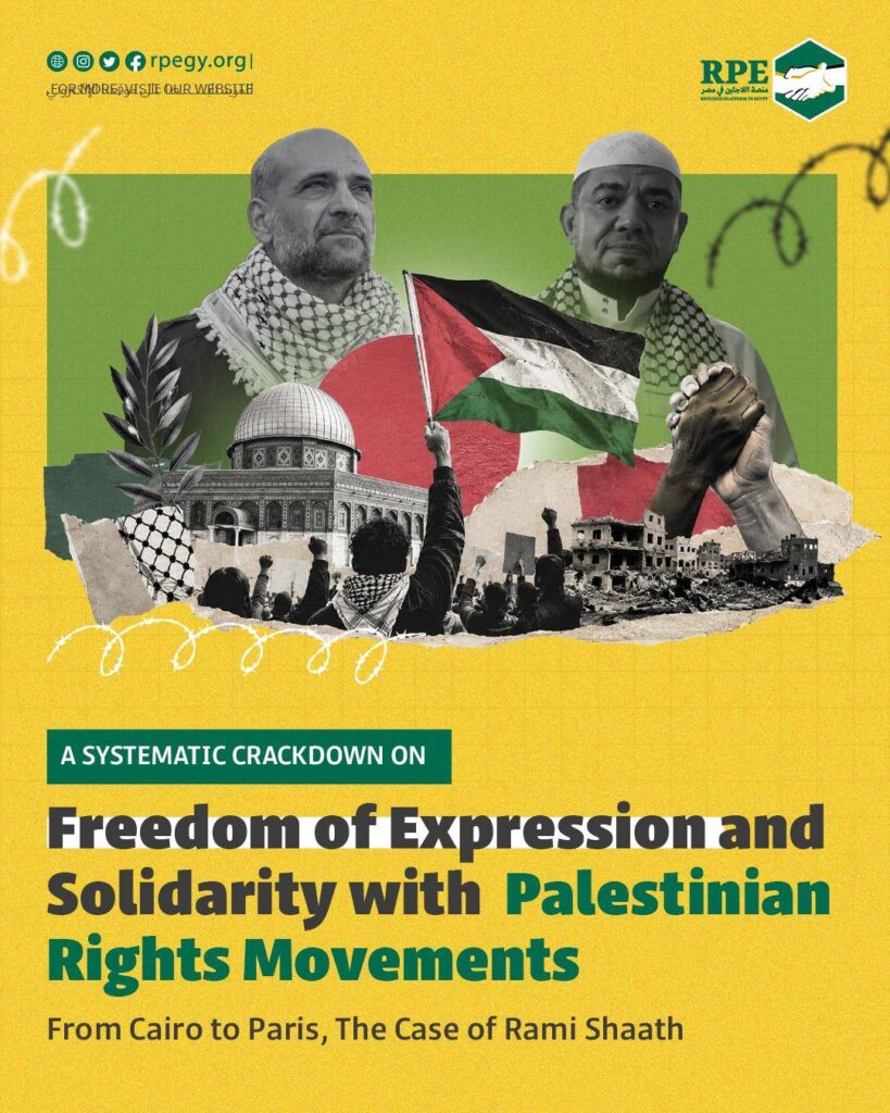 Solidarity Statement for Rami Shaath A Systematic Crackdown on Freedom of Expression and Solidarity with Palestinian Rights Movements: From Cairo to Paris, The Case of Rami Shaath
