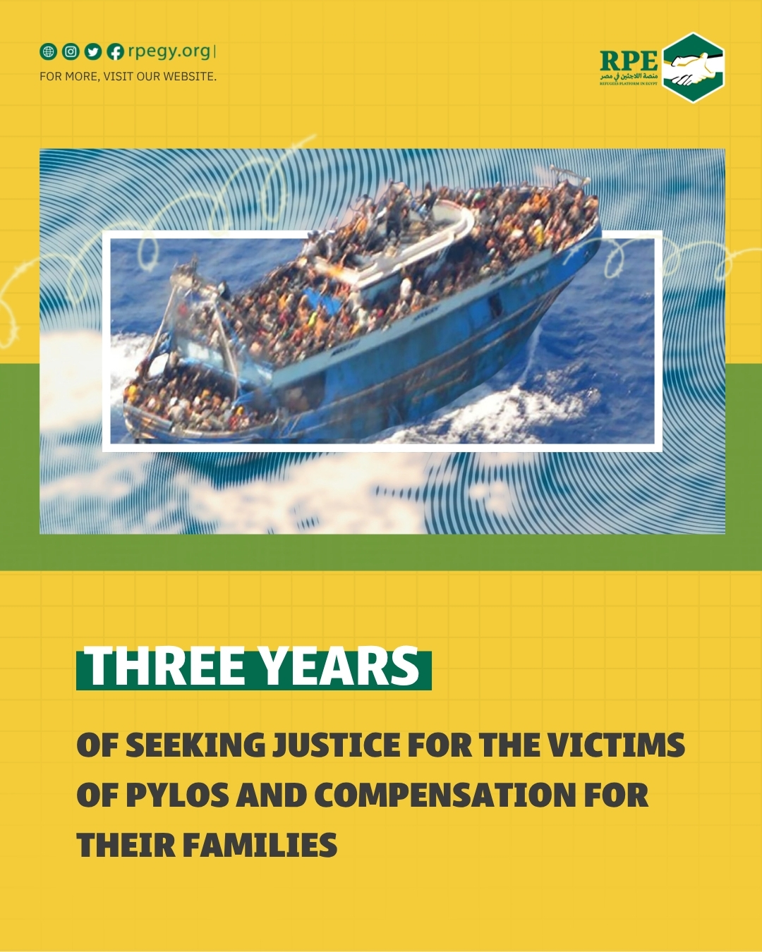 Three Years of Seeking Justice for the Victims of Pylos and Compensation for Their Families